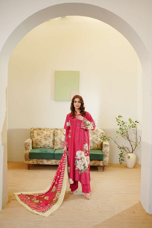 Graceful Floral - Premium Poly Lawn