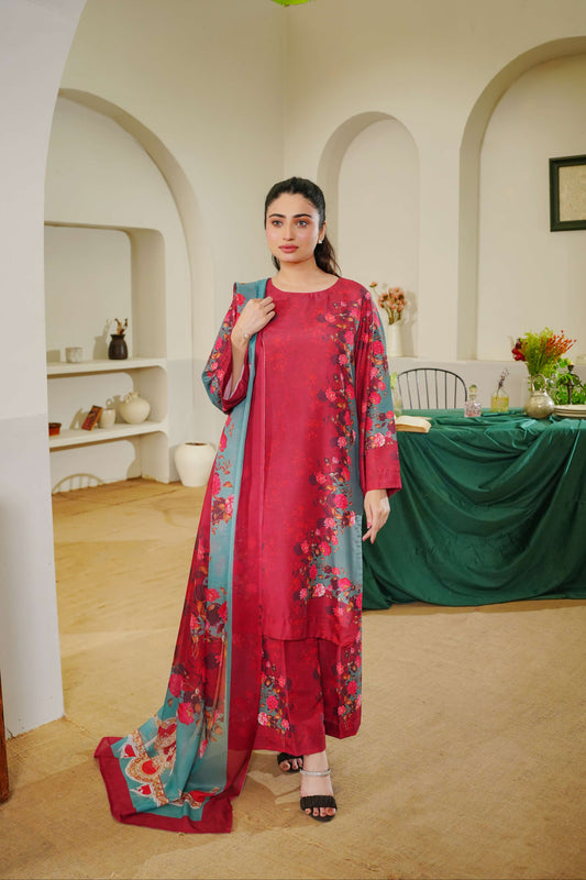 Crimson Charm - Premium Poly Lawn