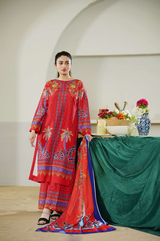 Scarlet Elegance - Premium Poly Lawn